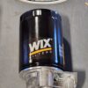 Single Remote Oil Filter Bracket, Vertical Outlet, 13/16-16 Thread with filter
