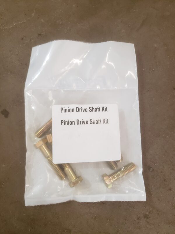 drive shaft bolt kit with pinon brake