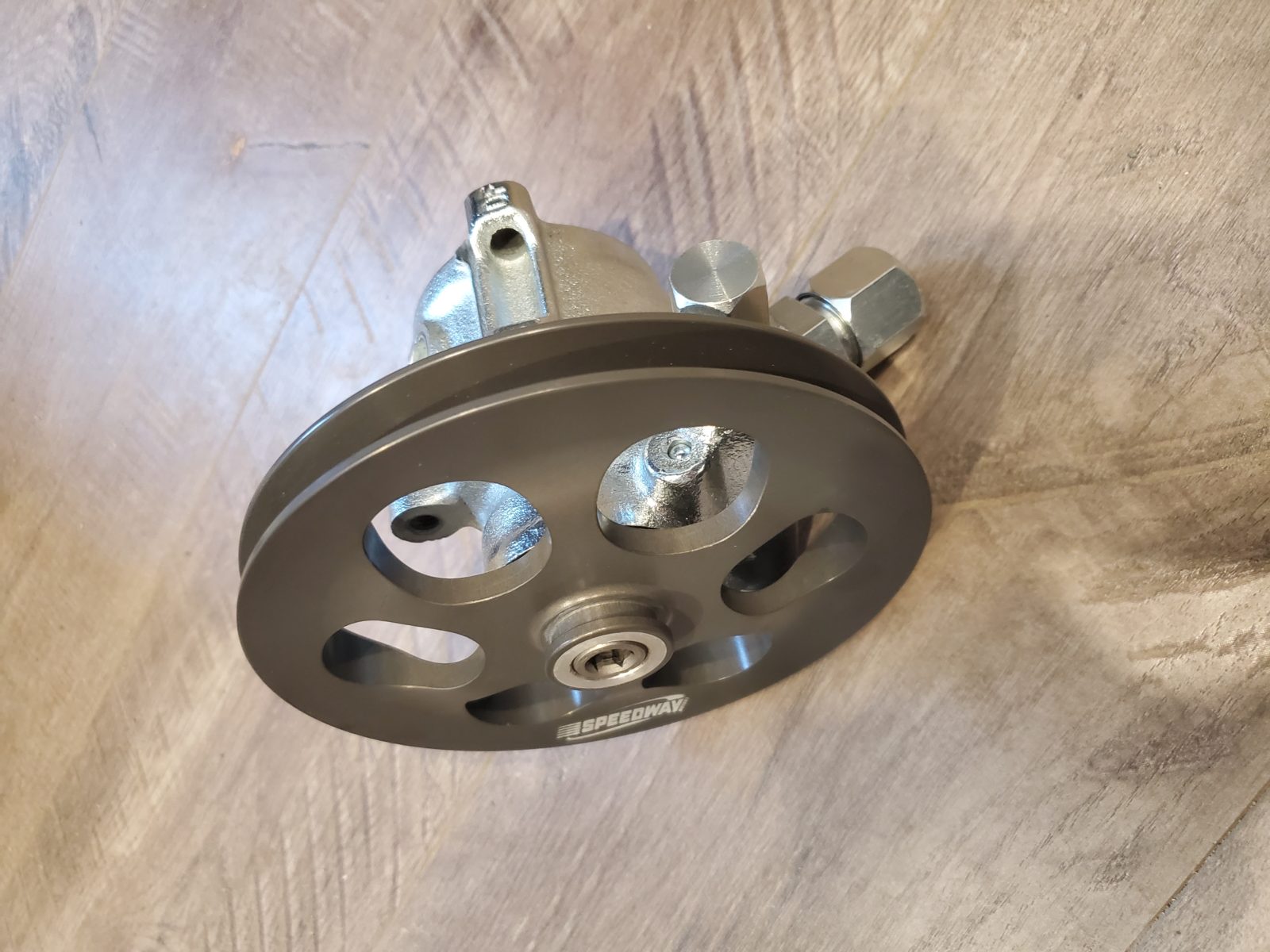 Speedway Steel Power Steering Pump - NLR Derby Parts