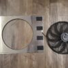 Single 16 Inch Fan and Shroud Combo for 28 Inch Radiators