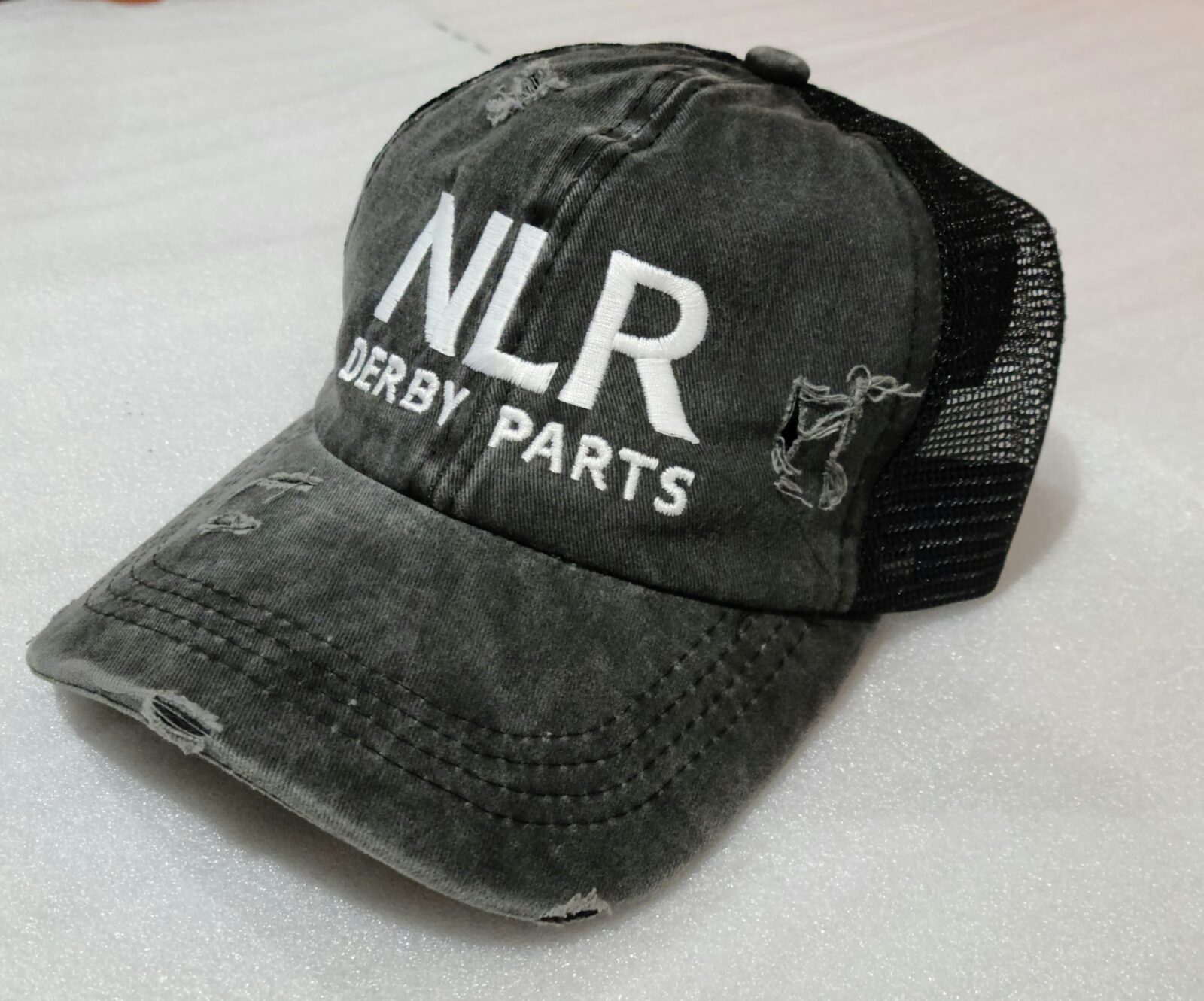 “FADED BLUE” NLR LOGO T SHIRT – NLR Derby Parts