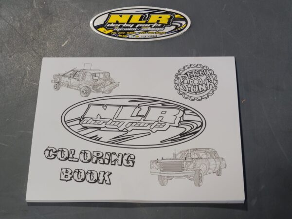 "New NLR" Demolition Derby Car Coloring Book