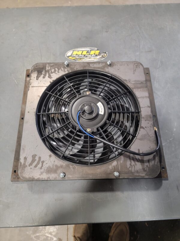 SINGLE 12 INCH FAN AND SHROUD COMBO FOR W BODY RADIATOR