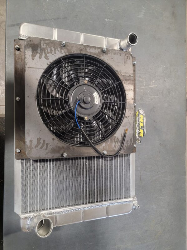 SINGLE 12 INCH FAN AND SHROUD COMBO FOR W BODY RADIATOR - Image 5