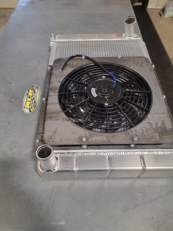 SINGLE 12 INCH FAN AND SHROUD COMBO FOR W BODY RADIATOR - Image 4