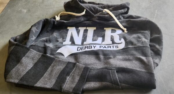 AMERICAN GRAY/WHITE HOCKEY HOODIE