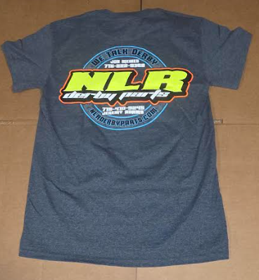 "NEON YELLOW / ORANGE / TURQUOISE NLR LOGO" T-SHIRT - Image 2