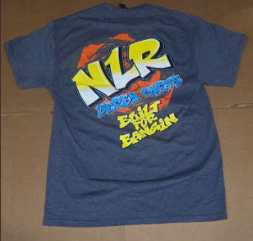 "BUILT FOR BANGIN" NAVY BLUE T-SHIRT